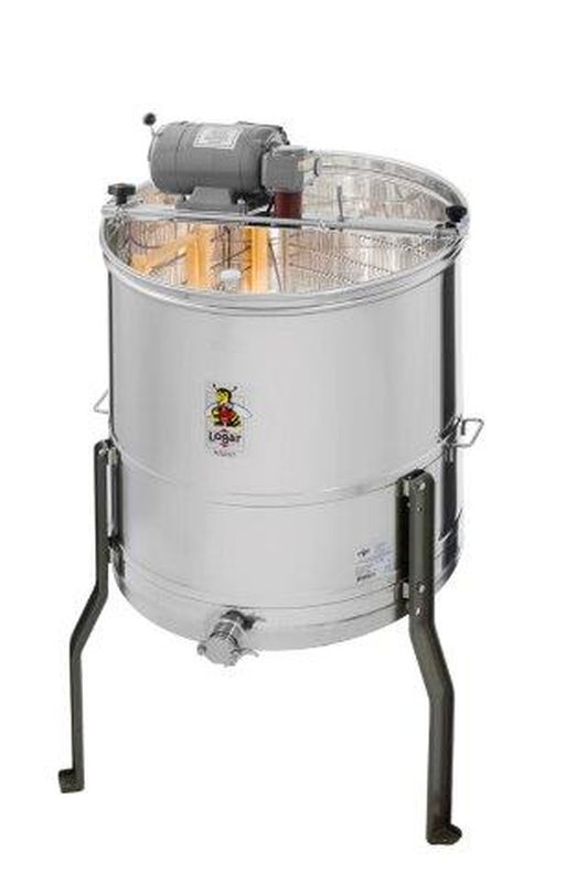Logar Honey Extractor 4-frame with Motor Drive, Tank Ø63 cm (Frames 37 x 48 cm)