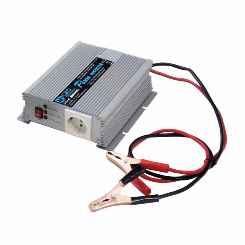 Voltage inverter 12V to 230V AC, 600 W – Inverter for car & mobile use | Art. No. 4627