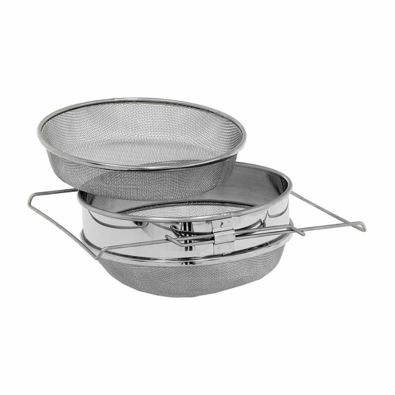 Logar Honey Double Sieve, Ø 24 cm – with extendable sieve holder