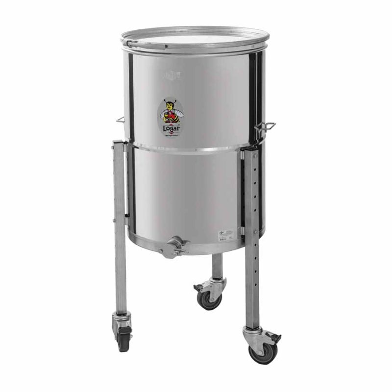 Logar Filling Tank 200 kg on Castors, with Sloped Bottom (Art. No. 7342)