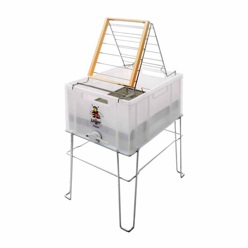 PVC Uncapping Tray with Stand and Sieve Bottom AŽ (Art. No. 8032)