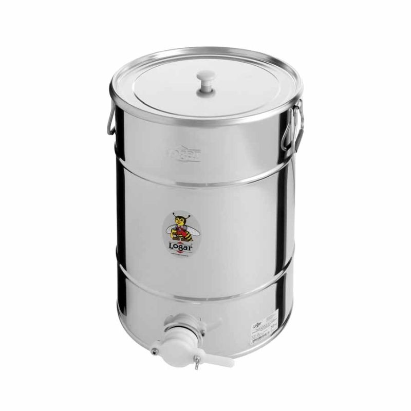 Logar Filling Container 50 kg with Plastic Honey Valve – Item No. 2108